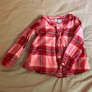 3t baby gap button down plaid